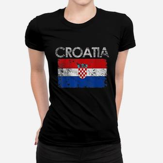 Vintage Croatia Ladies Tee - Seseable