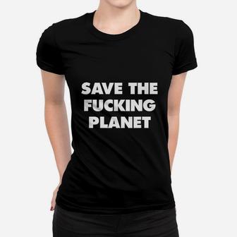 Vintage Earth Day Save The Planet Ladies Tee - Seseable