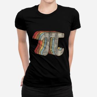 Vintage Pi Math Geek Retro Design For Pi Day Ladies Tee - Seseable