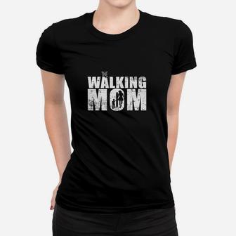 Walking Mom Cool Graphic Mothers Dead Ladies Tee - Seseable