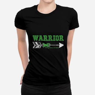 Warrior Green Ribbon Arrows Awareness Gifts Ladies Tee - Seseable