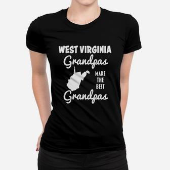 West Virginia Grandpas Make The Best Grandpas T-shirt Ladies Tee - Seseable