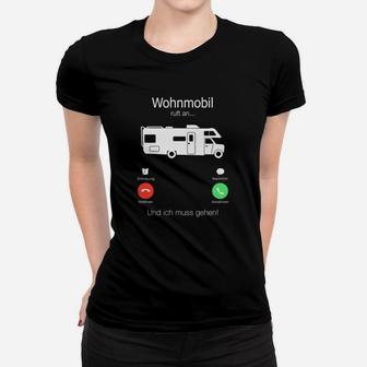 Wohnmobil ruft an Frauen Tshirt, Lustiges Design für Camper - Seseable