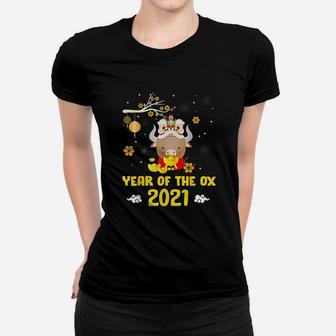 Year Of The Ox 2021 Chinese New Year 2021 Lion Dance Women T-shirt - Seseable