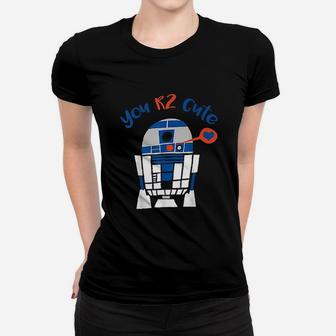 You R2 Cute Too Cute Valentine's Day Graphic Ladies Tee - Seseable