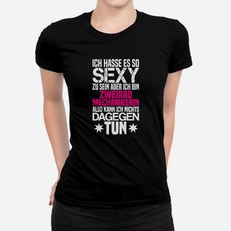 Zweiradmechanikerin Sexy Frauen T-Shirt - Seseable