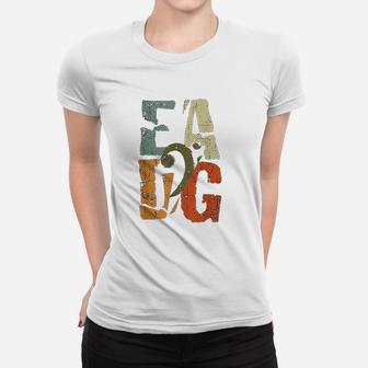 Bass Guitar Player Eadg Bass Clef Gift For Bassist Ladies Tee - Seseable