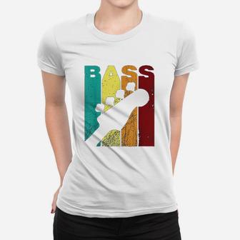 Bass Playe Gift For Bass Guitar Player Bassist Ladies Tee - Seseable