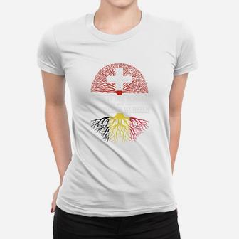 Belgischen Wurzeln Schweiz Frauen T-Shirt - Seseable