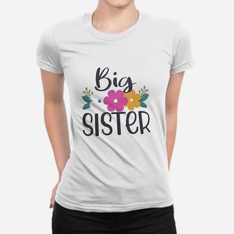 Big Sister Little Sister Matching Outfits Bodysuit Gifts Girls Ladies Tee - Seseable