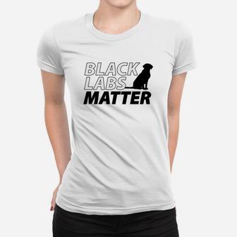 Black Labs Matter - Hunter Orange Ladies Tee - Seseable