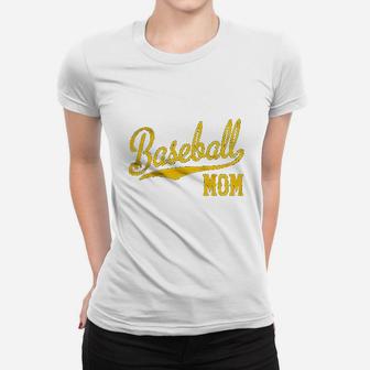 Boss Baseball Mom Script And Tail Ladies Tee - Seseable