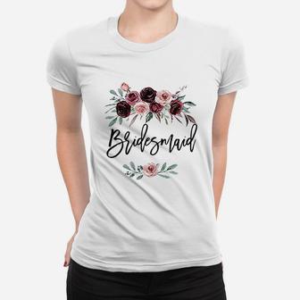 Bridal Shower Wedding Gift For Bridesmaid Maid Of Honor Ladies Tee - Seseable