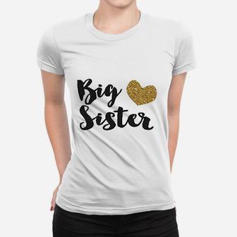 Bump And Beyond Designs Big Sister Ladies Tee - Seseable