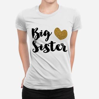 Bump And Beyond Designs Big Sister Ladies Tee - Seseable