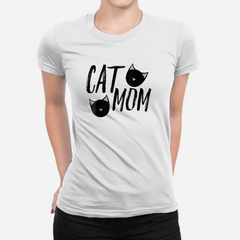 Cat Mom Mother Of Cats For Mothers Day Ladies Tee - Seseable