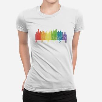 Chicago Pride T-shirt Ladies Tee - Seseable