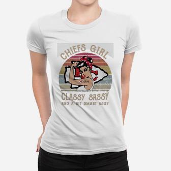 Chiefs Girl Classy Sassy And A Bit Smart Assy Women T-shirt - Seseable