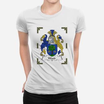 Coat Of Arms Wood Family Crest Ladies Tee - Seseable