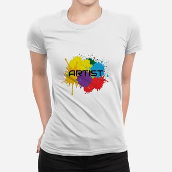 Cool Colorful Art Tshirt For Artists Ladies Tee - Seseable