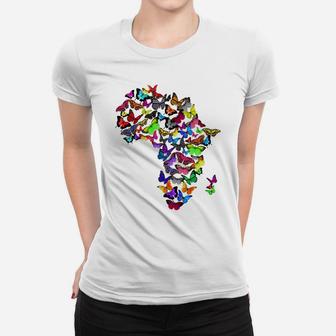 Cool Mama Africa Butterfly Style Africans Gif Ladies Tee - Seseable