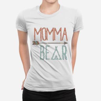 Cute Momma Bear Mom Ladies Tee - Seseable