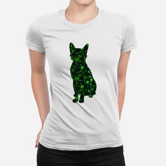 Cute Shamrock Lykoi Mom Dad Gift St Patricks Day Awesome Cat Lovers Gift Ladies Tee - Seseable