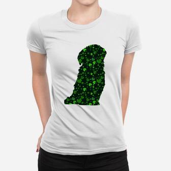 Cute Shamrock Shih Tzu Mom Dad Gift St Patricks Day Awesome Dog Lovers Gift Ladies Tee - Seseable