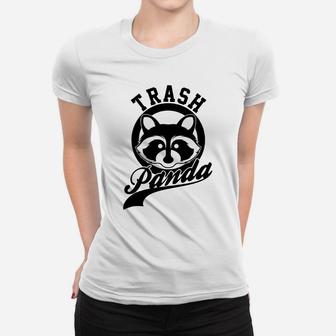 Cute Trash Panda Raccoon T Shirt, Save The Trash Panda Ladies Tee - Seseable
