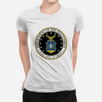 Department Of The Space Force United States Of America Women T-shirt - Seseable