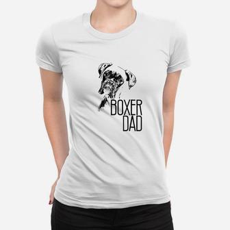 Dog Lovers Boxer Dad Gift Ladies Tee - Seseable