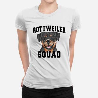 Dog Rottweiler Squad Ladies Tee - Seseable
