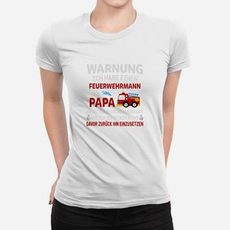 Feuerwehrmann Warbung Kid T Frauen T-Shirt - Seseable