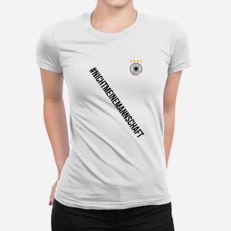 Fußball-Fan Frauen Tshirt #zsmmn Aufdruck und Verbandslogo, Fanartikel - Seseable