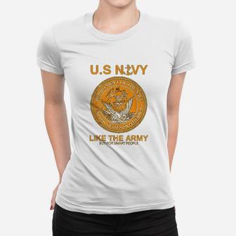 Funny Navy United States Navy Army Parody Ladies Tee - Seseable