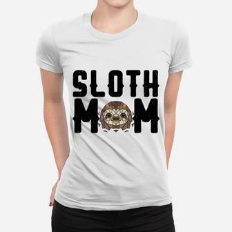 Funny Sloth Mom Mommy Grandma Birthday Christmas Ladies Tee - Seseable