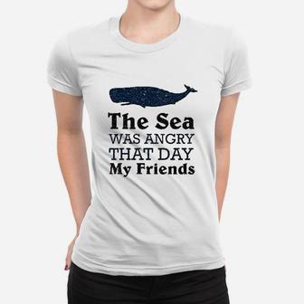 Funny Vandelay Sea Was Angry That Day Costanza Ladies Tee - Seseable