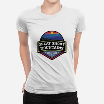 Gatlinburg Tennessee Great Smoky Mountains National Park Smokies Funny Shirts Ladies Tee - Seseable