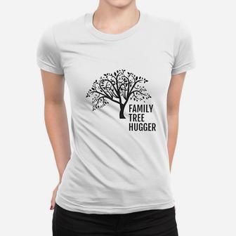 Genealogy Family Tree Hugger Ladies Tee - Seseable