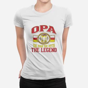 German - Opa Legend Shirt Ladies Tee - Seseable