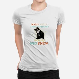 Geschenk Für Diejenigen Die Katzen- Lieben Frauen T-Shirt - Seseable