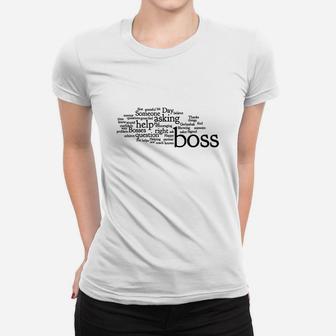 Gift For Boss Day Tshirts Boss Ladies Tee - Seseable