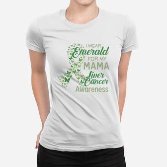I Wear Emerald For My Mama Proud Mom Ladies Tee - Seseable