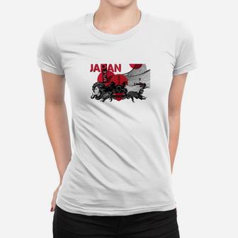 Japan Kultur Dragon Style Frauen T-Shirt - Seseable