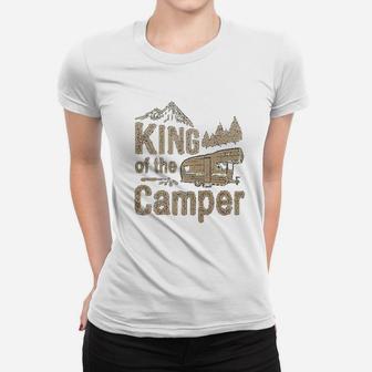 King Of The Camper Nature Lover Camping Travel Trailer Ladies Tee - Seseable