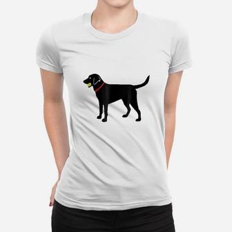 Labrador Retriever Fetch Black Lab Play Ball Women T-shirt - Seseable