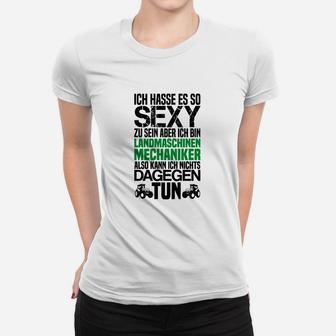 Landmaschinenmechaniker Sexy Frauen T-Shirt - Seseable
