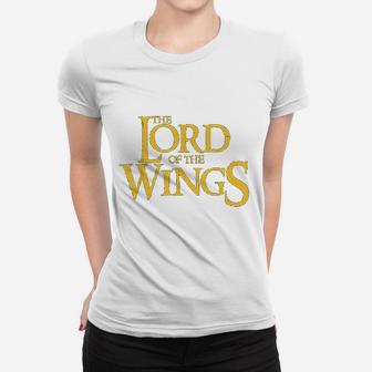Lord Of The Wings Bbq Funny Chicken Wings Bbq Gift Ladies Tee - Seseable