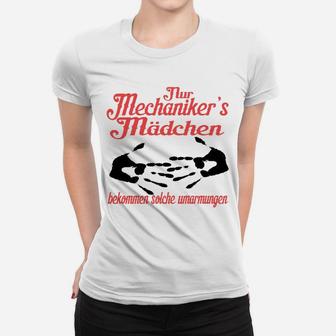 Lustiges Mechaniker-Girlfriend Frauen Tshirt | Spruch für Mechanikerinnen - Seseable