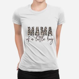 Mama Of A Little Boy Ladies Tee - Seseable